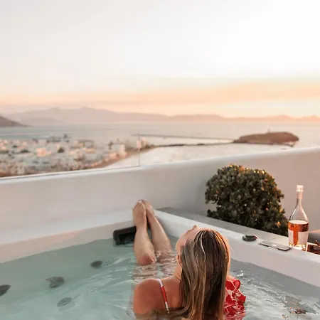 High End Unique 270 Degree Aerial Sea View Διαμέρισμα Naxos City