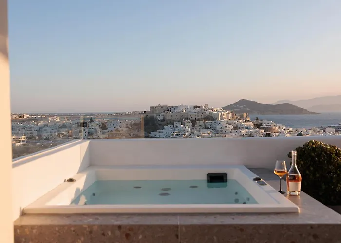 High End Unique 270 Degree Aerial Sea View Apartment Naxos City