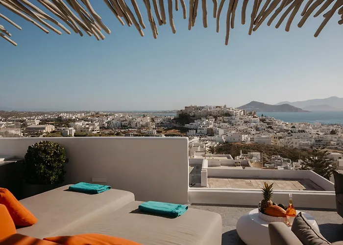 High End Unique 270 Degree Aerial Sea View Apartment Naxos City