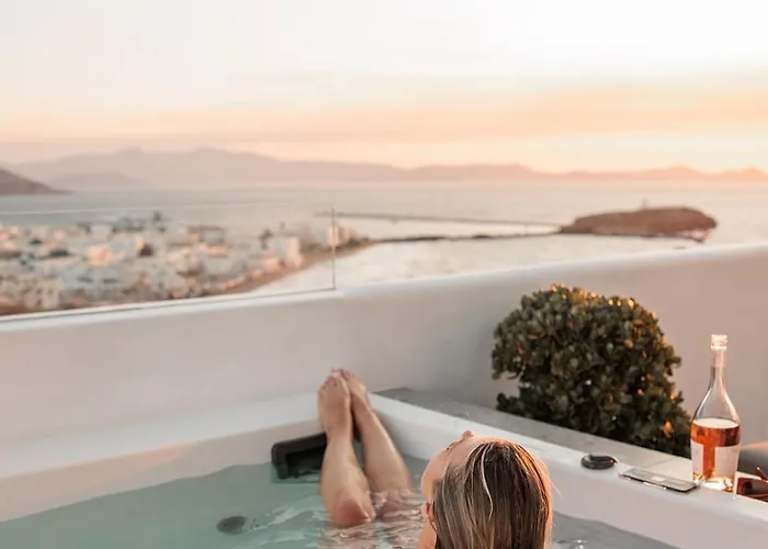 High End Unique 270 Degree Aerial Sea View Apartment Naxos City