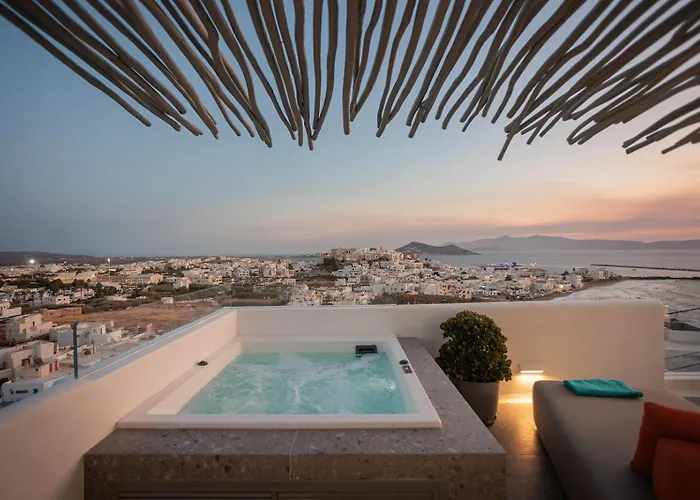 Apartment High End Unique 270 Degree Aerial Sea View Naxos City